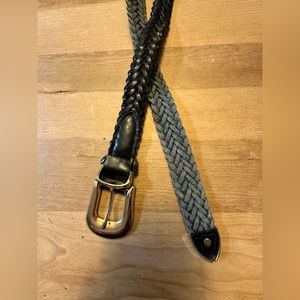 Split Braided Leather Belt (Medium)